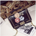 Women HandBag Flowers Designer